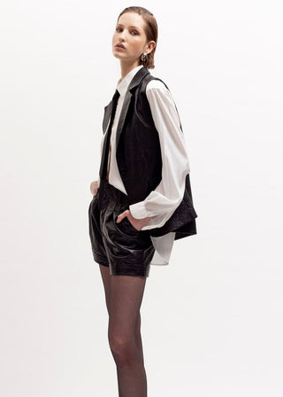 Leather Gilet