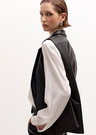 Leather Gilet
