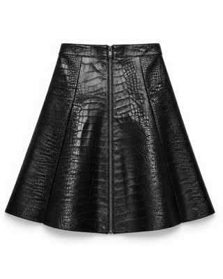 Viper Leather Skirt