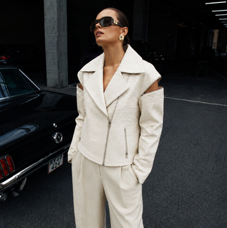 Wildchild white leather Sphinx