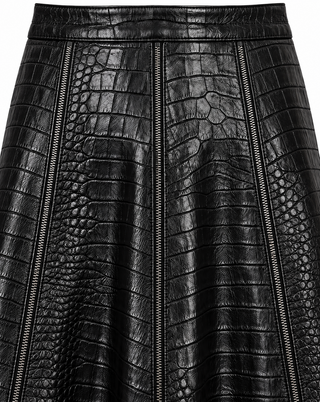 Viper Leather Skirt