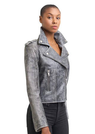 Biker Jacket stone washed