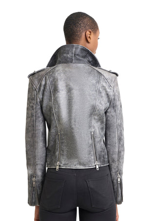 Biker Jacket stone washed