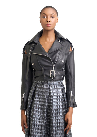 Biker Jacket open shoulder