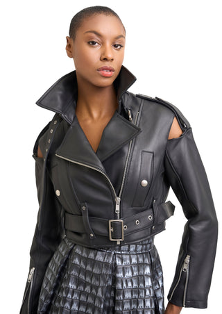 Biker Jacket open shoulder