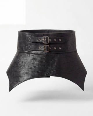 Crocodile Embossed Leather Corset Belt | WILDCHILD – W!LDCH!LD Crocodile Embossed Leather Corset Belt | WILDCHILD – W!LDCH!LD