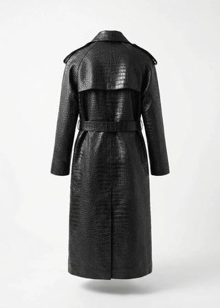 Wildchild Leather trench Viper back