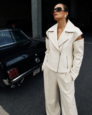Wildchild white crocodile jacket